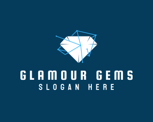 Diamond Jewelry Gem logo design