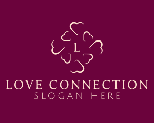Love Pattern Romance logo design