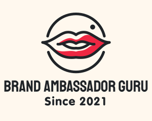 Aesthetician Lips Makeup logo design