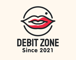 Aesthetician Lips Makeup logo design