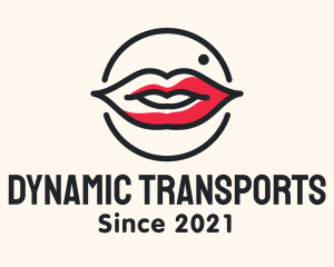 Aesthetician Lips Makeup logo design