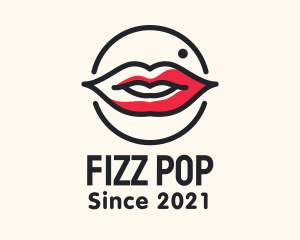 Aesthetician Lips Makeup logo design