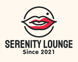 Aesthetician Lips Makeup logo design