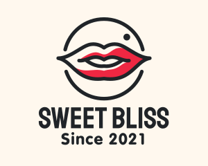 Aesthetician Lips Makeup logo design