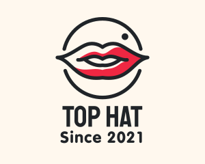 Aesthetician Lips Makeup logo design