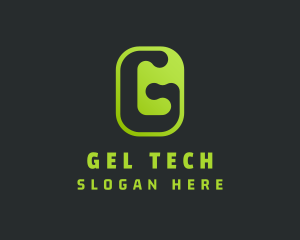  Green Tech Letter G logo design