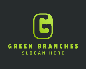  Green Tech Letter G logo design