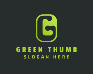  Green Tech Letter G logo design