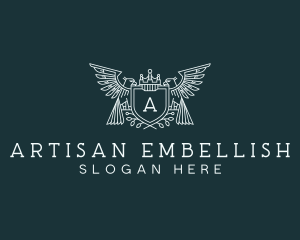 Artisanal Eagle Crest logo design