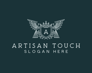 Artisanal Eagle Crest logo design