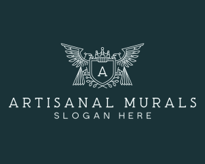 Artisanal Eagle Crest logo design