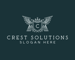 Artisanal Eagle Crest logo design