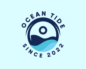 Water Ocean Waves logo design