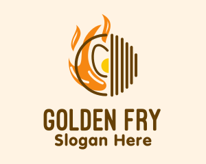 Cooking Fire Grill logo design