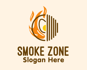 Cooking Fire Grill logo design