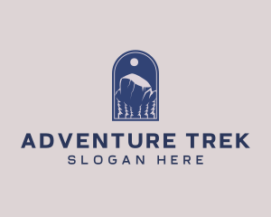 Yosemite National Park Adventure logo design