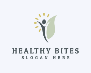 Healthy Leaf Lifestyle logo design