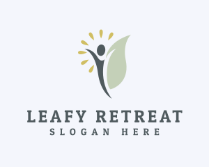 Healthy Leaf Lifestyle logo design