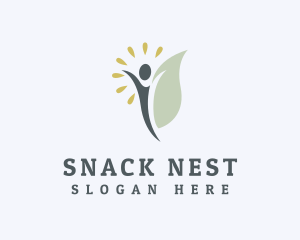 Healthy Leaf Lifestyle logo design