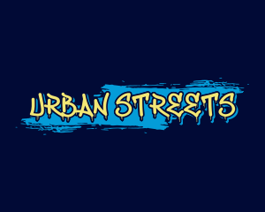 Graffiti Street Art Business logo design