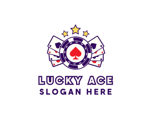 Poker Card Token logo design