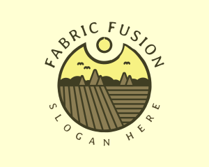 Rustic Sunset Farm Emblem logo design