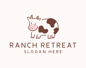 Cow Calf Animal logo