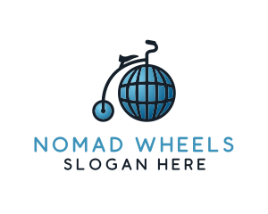 Global High Wheel logo design