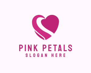 Heart Cosmetics Fashion logo design