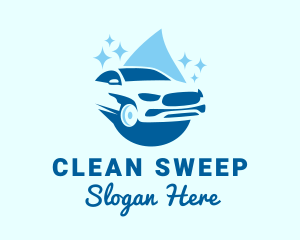 Car Cleaning Droplet  logo design