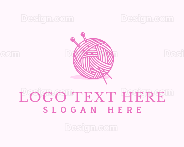 Yarn Ball Weaving Logo