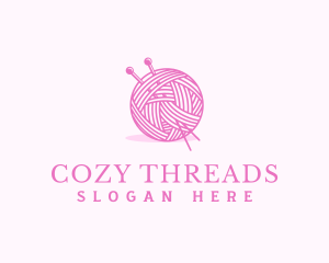 Yarn Ball Weaving logo design