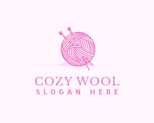 Yarn Ball Weaving logo design