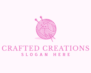 Yarn Ball Weaving logo design