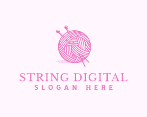 Yarn Ball Weaving logo design