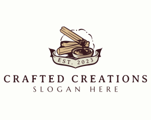 Churro Pastry Dessert logo design