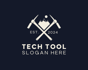 Mountain Pickaxe Tool logo