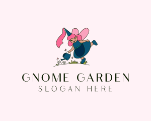 Lawn Fairy Gardener logo design