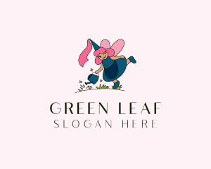 Lawn Fairy Gardener logo design