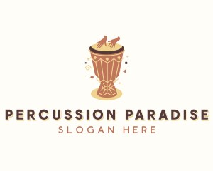 African Djembe Instrument logo