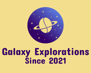 Coffee Planet Galaxy logo design