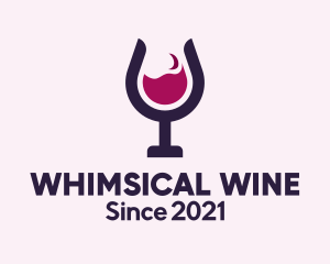 Wine Glass Bar logo design