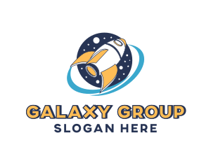 Galaxy Rocket Ship logo