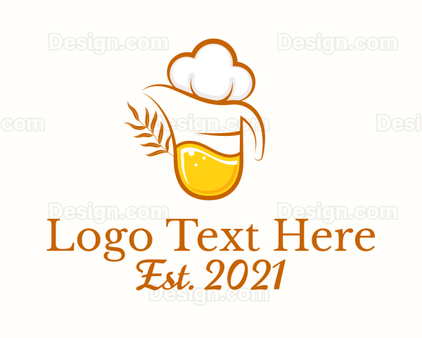 Measuring Cup Chef Logo