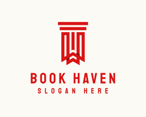Bookmark Library Pillar logo