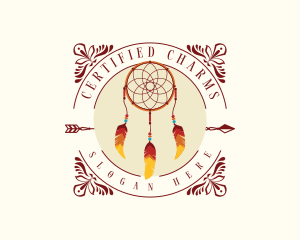 Tribal Dreamcatcher Handicraft logo design