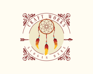 Tribal Dreamcatcher Handicraft logo