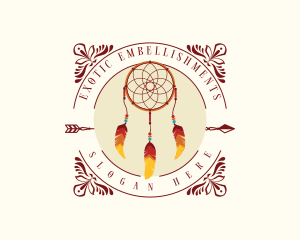 Tribal Dreamcatcher Handicraft logo design