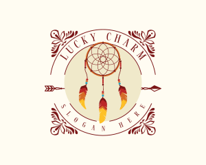 Tribal Dreamcatcher Handicraft logo design