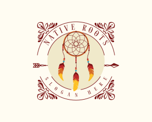 Tribal Dreamcatcher Handicraft logo design